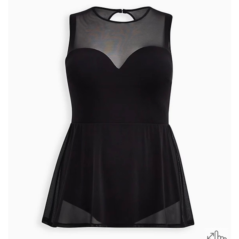 BNWT Mesh Overlay Swim Dress